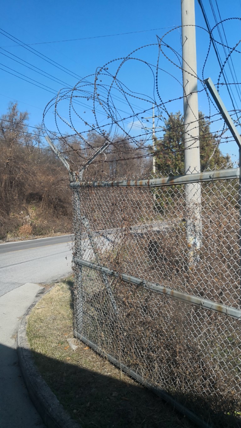 DMZ barbed wire